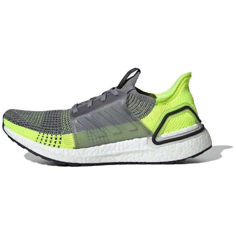 New Adidas Ultra Boost 19 Grey Yellow EF1343