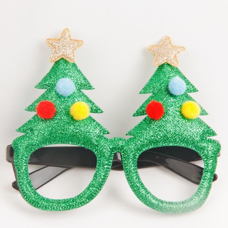 Weihnachts-Maskerade-Brillengestelle - Festliche Baum- & Geweih-Designs für Verkleidungspartys für Erwachsene & Kinder