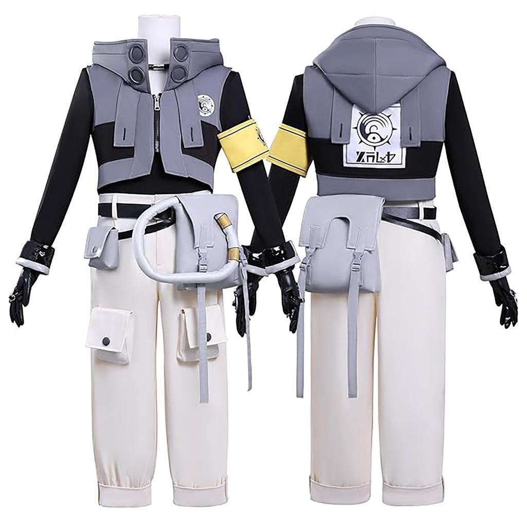 Wig Hardcore Actor Cosplay Halloween Anime Battle Outfit [milky Time] Included, Costume, (Rudo, M)