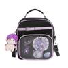 Large Capacity Sweet Dopamine Small Backpack Transparent Bar Bag Two-dimensional Student Crossbody Backpack Contrasting Colors