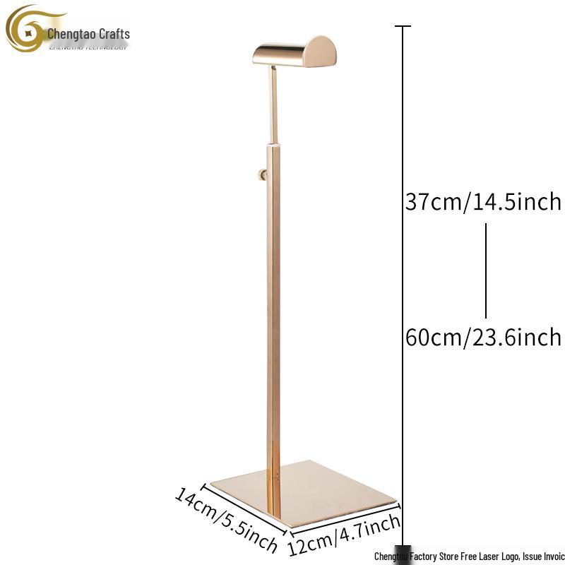 Verstellbarer Edelstahl Taschen-Präsentationsständer für Damentaschen