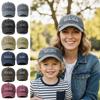 Fashion Washed Cotton MAMA MINI Embroidery Caps Vintage Breathable Baseball Cap Adjustable Outdoor Sunscreen Hats