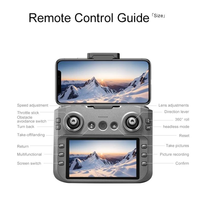 Upgrade A14 Pro Max Drone Aerial 8K HD Dual-Camera 5G WIFI GPS Brushless Motor Optical Flow Obstacle Avoidance RC Drone 10000M