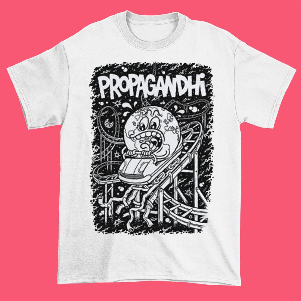 SALE Vtg Propagandhi Band For Fans T Shirt Heavy Cotton White S-5XL Unisex Unisex T-Shirt XL