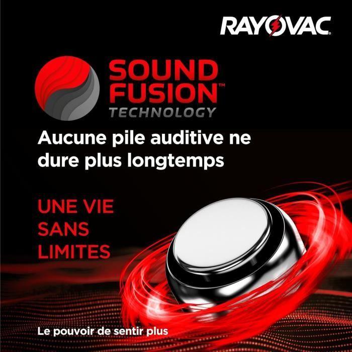 Kit de 40 piles auditives rayovac extra 10