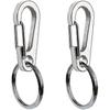 2 Pack Dog Tag Clips, Stainless Steel Heavy Duty Clips Pet Id Tag