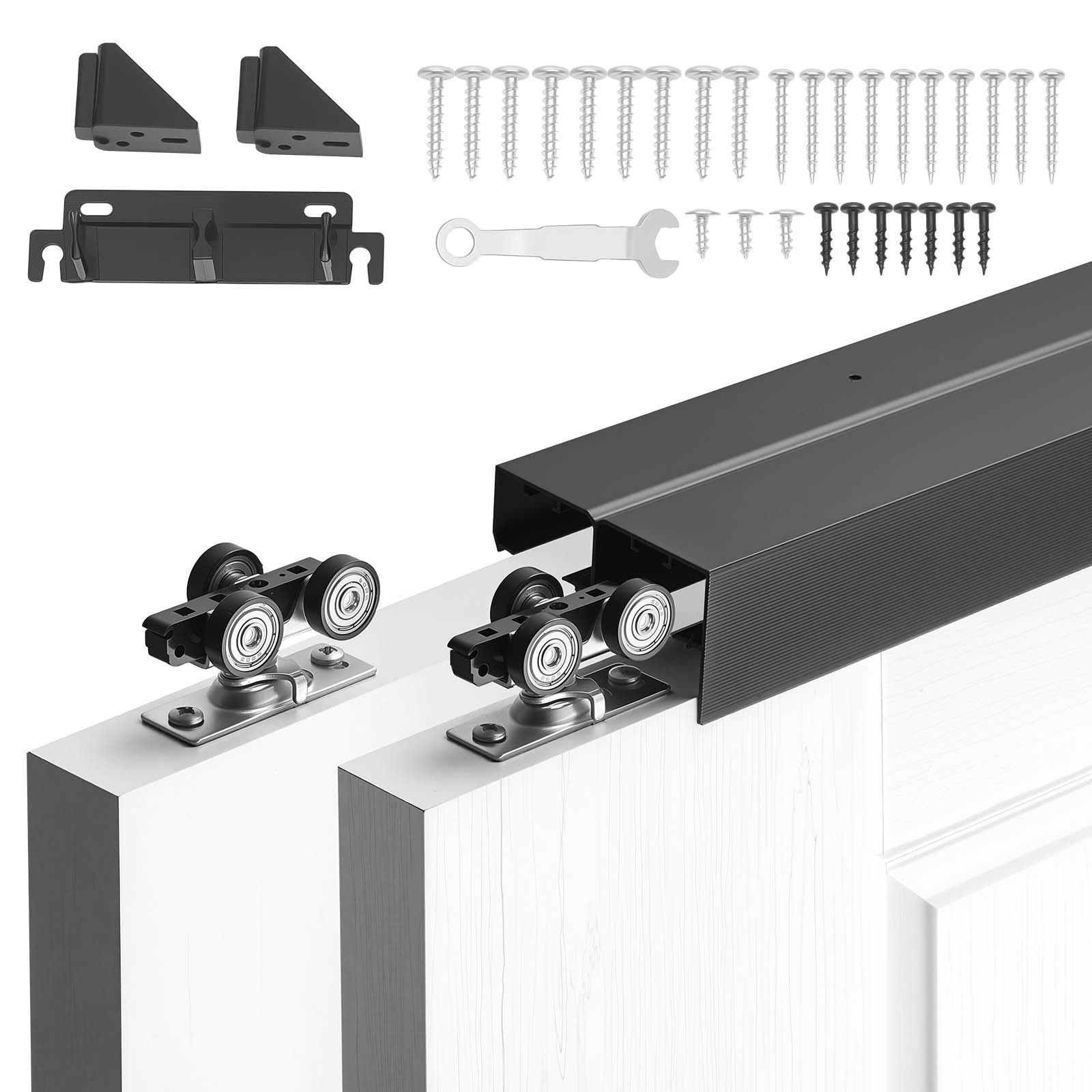 VEVOR Bypass Sliding Door Hardware Kit