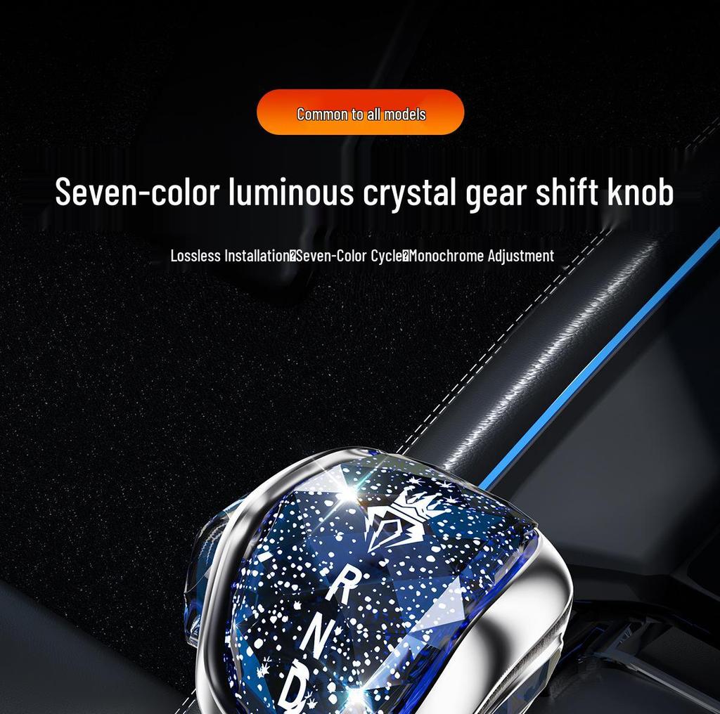 Κρυστάλλινος Επιλογέας Ταχυτήτων Toyota & Honda με Φωτισμό - Μοχλός Αυτόματου Κιβωτίου Ταχυτήτων.