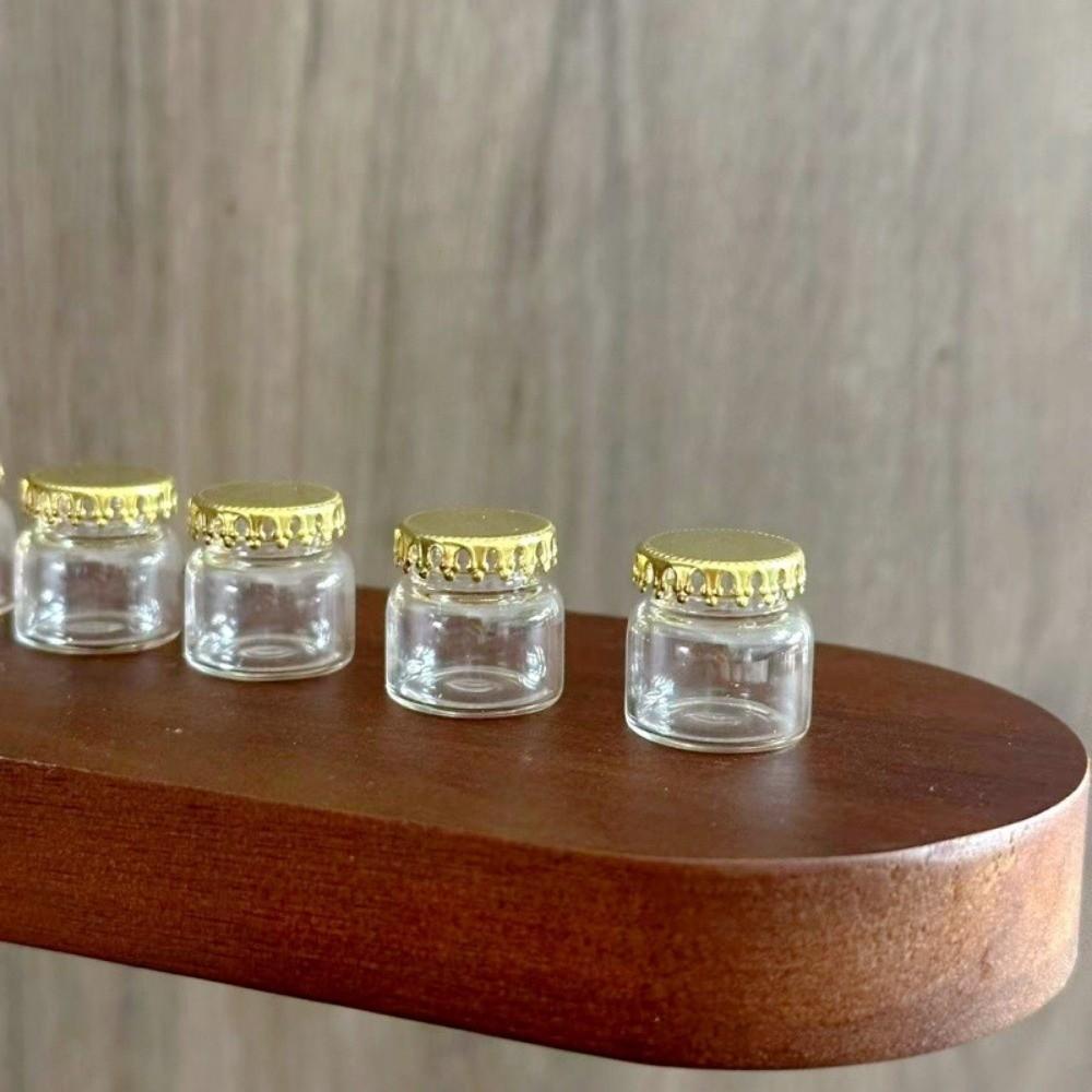 10pcs DIY Glass Jar Mini Miniature Figurines Cute Glass Bottle  Craft Supplies