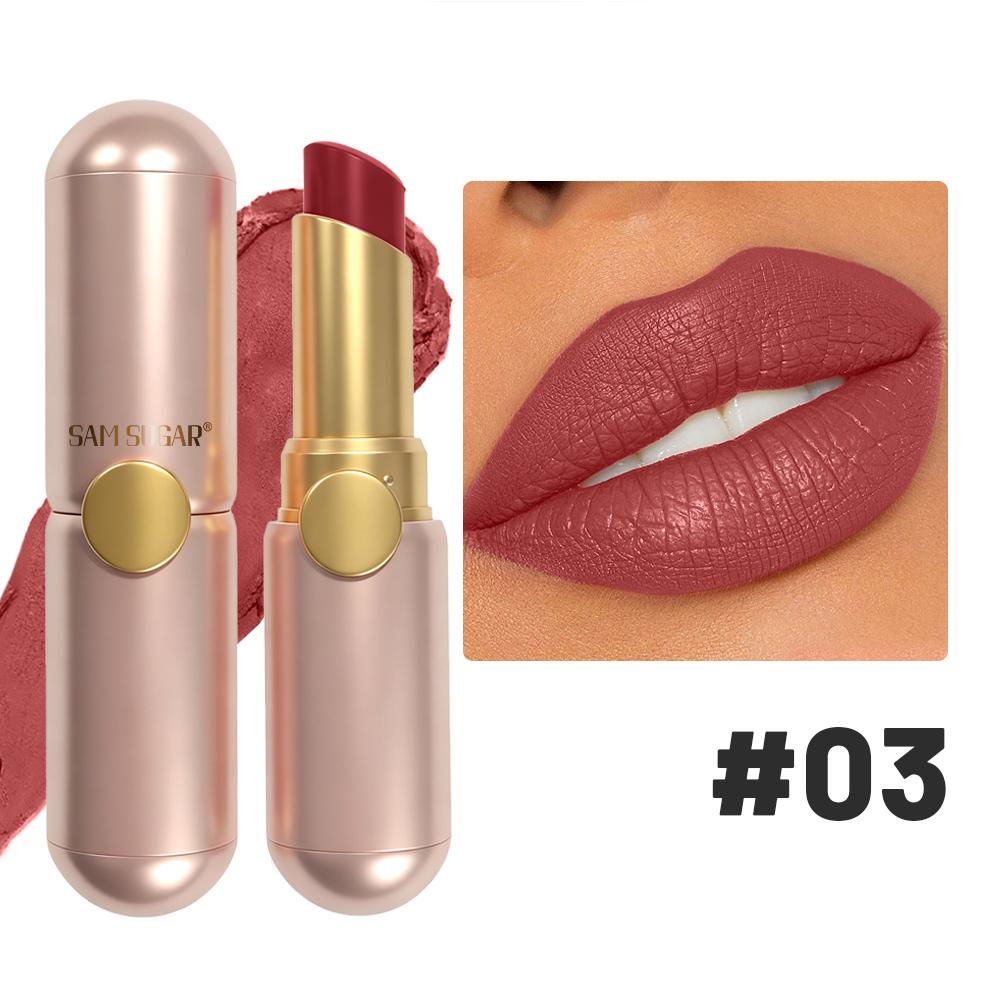 Matte Lipstick Long Lasting Waterproof Velvet Lipstick Capsule Lipstick Korean Makeup Nude Red Lip Stick for Women