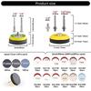 Pack of 279 Sandpaper Discs Suitable for Angle Grinders Efficient Wood & Metal Finishing Smoothing Quick Easy Attachment