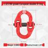 Double Ring Butterfly Buckle Chain Adjuster for Lifting Slings