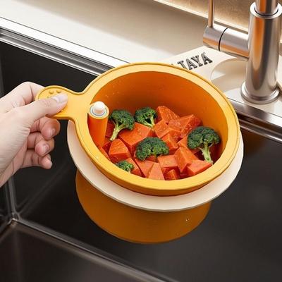 Separate Grid Racks Hanging Filter Basket Quickly Drain Kitchen Sink Strainer  Home Storage