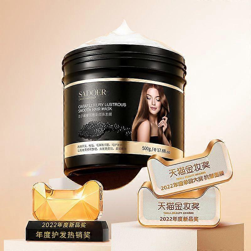 Caviar Hair Mask, Moisturizing Hair Mask, Hair Mask for Deep Repair, Intense Hydration, Dry and Damaged Hair Conditioner-200G