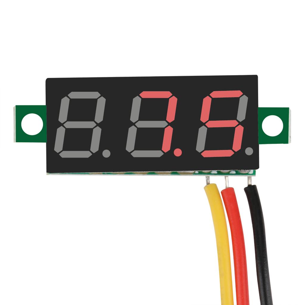 1pc Digital 0.28 LED Display Voltmeter DC Current Meter Panel 0 100V (Red)