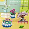 World-Famous Potted Flowers Mini Building Blocks - Educational Toy Ornaments for Kids
