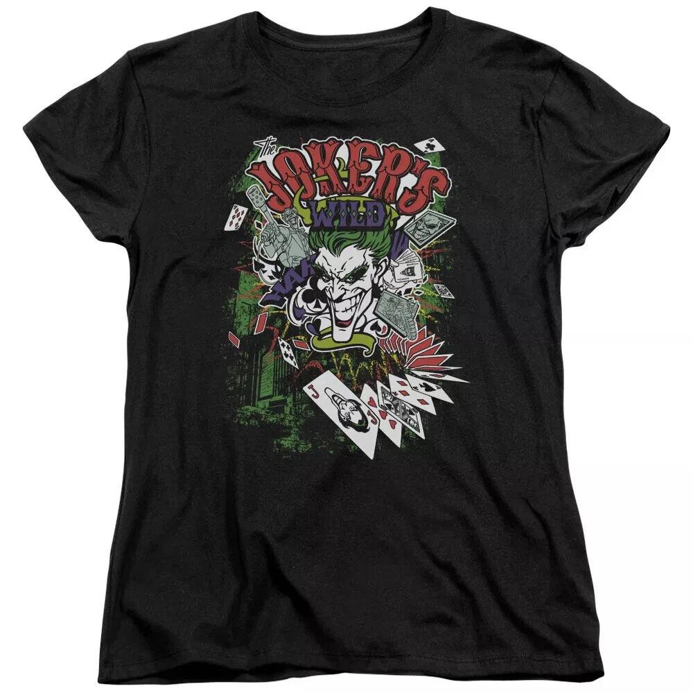 Batman  Joker s Wild  Women s T-Shirt 3XL