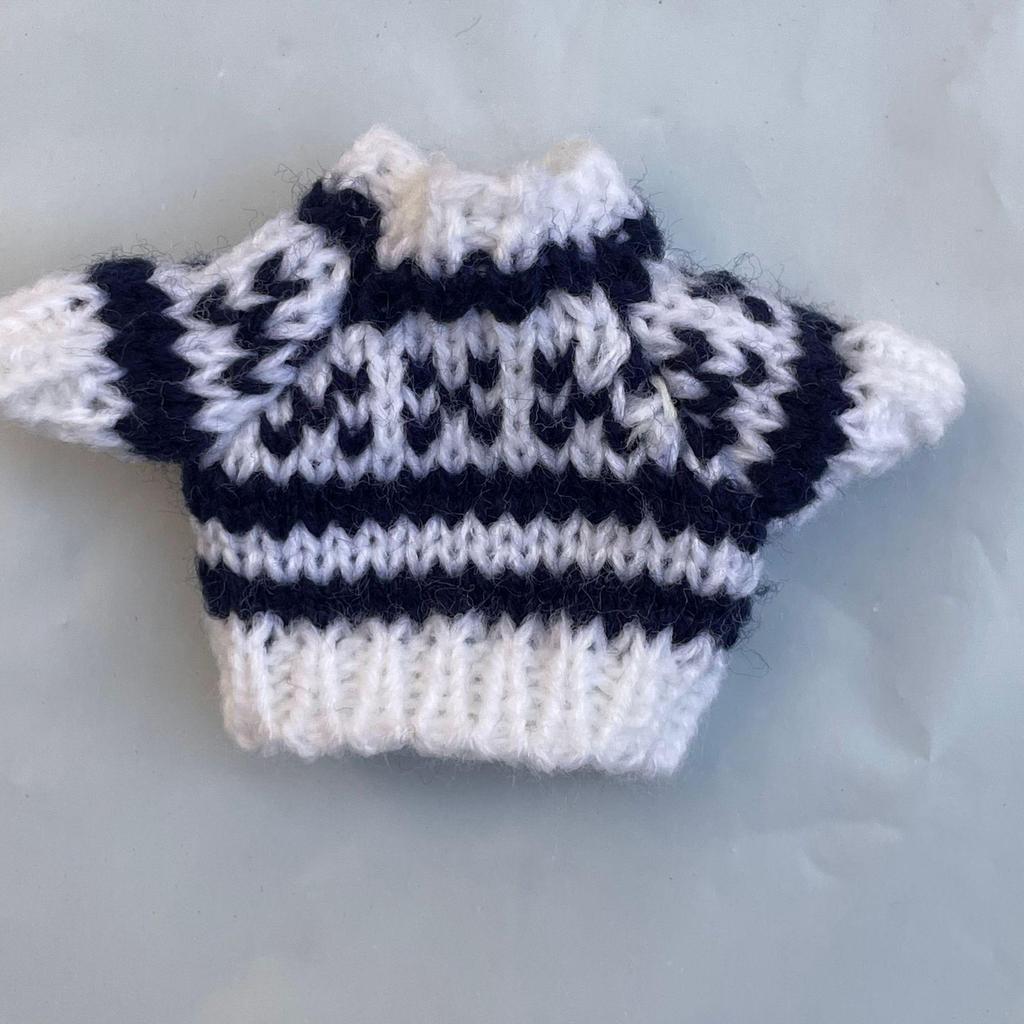 10cm Plush Doll Sweater Accessories for 13cm Palm Dog and Small Dolls