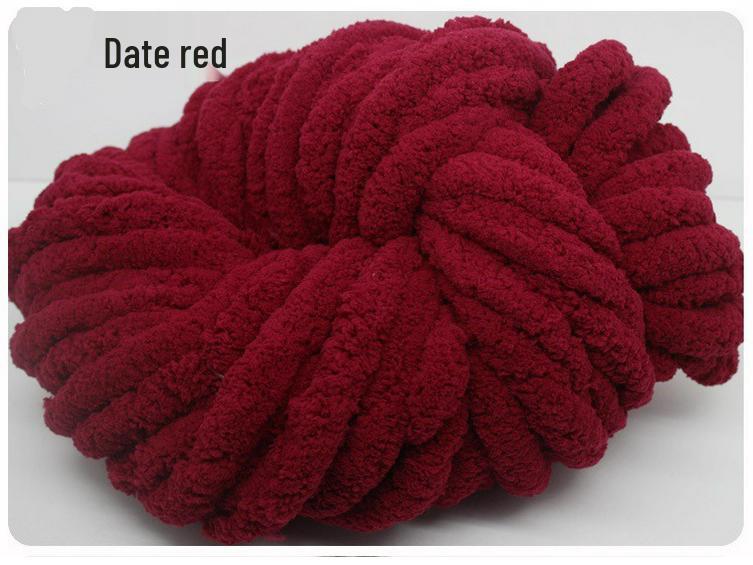 Pătură Croșetată din Fire de Gheață Pufoase Extra Groase - DIY Caldă Calitate Handmade