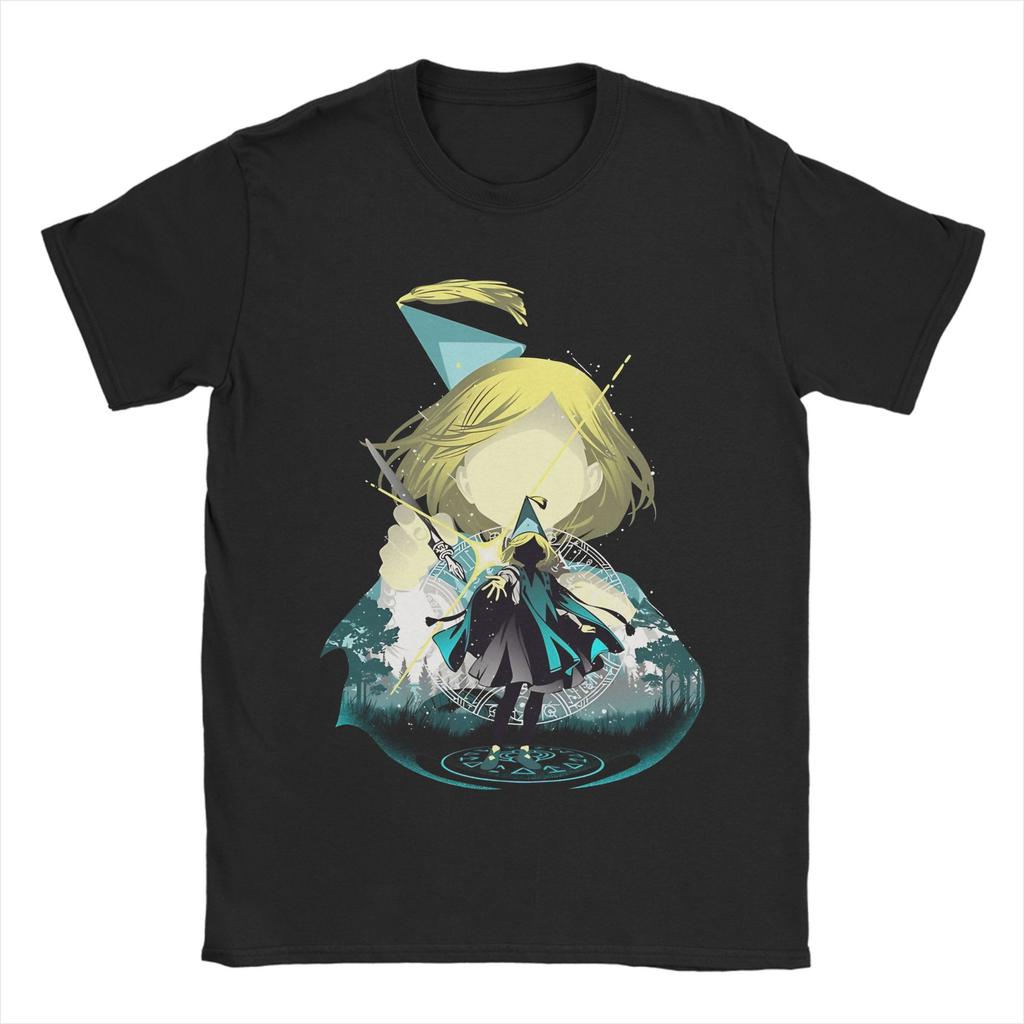 Cappello da Strega Vintage Atelier Maglietta Anime per Unisex Unisex Girocollo Magliette in Puro Cotone Coco Maglietta a Manica Corta Abbigliamento Regalo