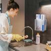 Wall Mounted Glove Holder Rack Space Saving Transparent Gloves Organizer Easy To Install Disposable Gloves Dispenser