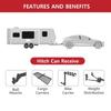 Car Trailer Hitch For Tesla Model Y Juniper 2025-2025 Manganese Steel Trailer Bar Bike Carrier Strong Heavy - Duty Towing Hitch