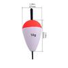 10Pcs Foam Fishing Float Bobber Sea Rock Fishing Striking Float Hard Foam Float Red And White Foam Sea Fishing Bobber