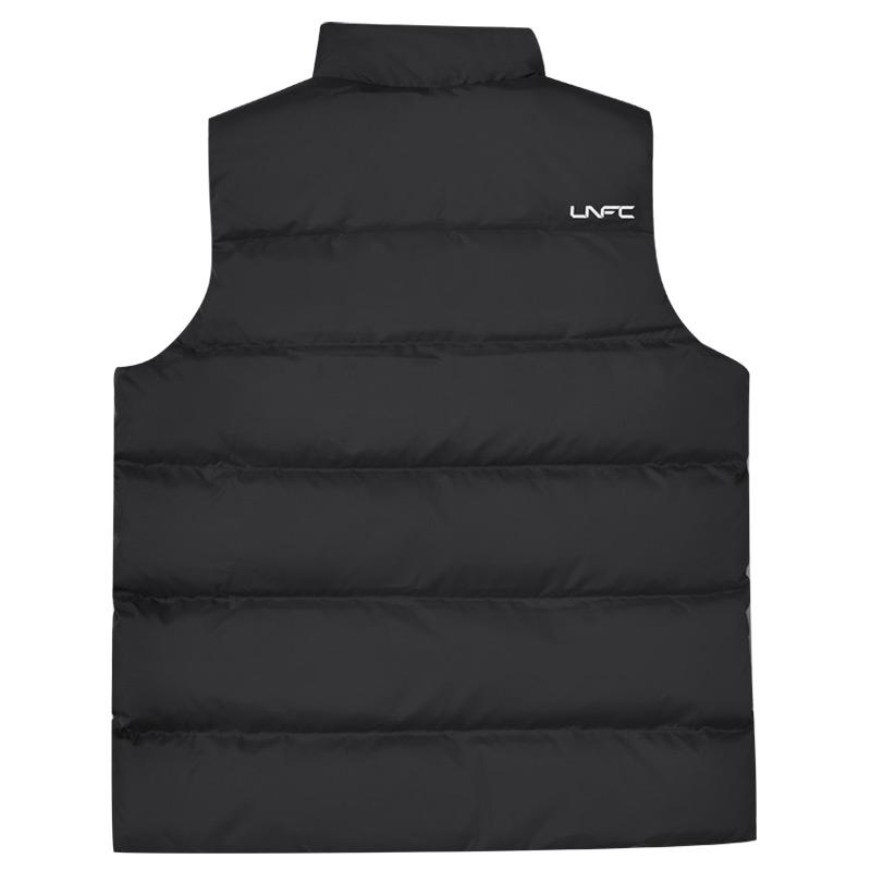 Li-Ning Sport Lifestyle Series Solid Color Stand Collar Loose Fit Zipper Windbreaker Vest Unisex Vest Black YMMU007-3
