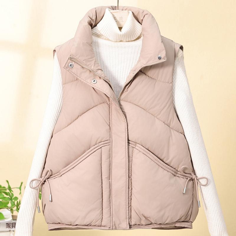 

Модный теплый жилет женский без рукавов парка повседневный толстый зимний женский куртки 3XL хаки