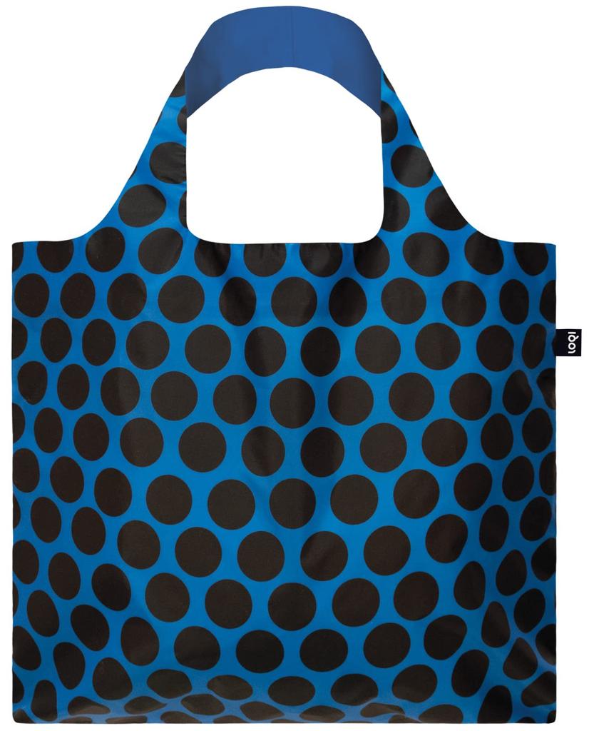 LOQI Craig Karl Look Now Recycled 50cm W x 42cm H to top of Included x 11cm CK.DL & Don't Bag, Black, Approx. (69cm handle), Pouch 11.5cm