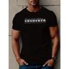 Europese maten Heren Zomer T-shirt met Korte Mouwen en Pianomotief
