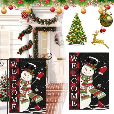 Christmas Double-sided Garden Flag 30*45cm Outdoor Home Outdoor Decoration Small Flag