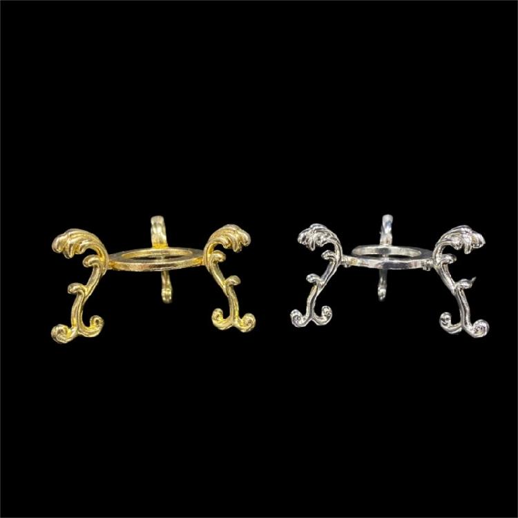 Classical Crystal Balls Stand Compact Space Saving Design Durable Corrosion Resistant Round Display Stand