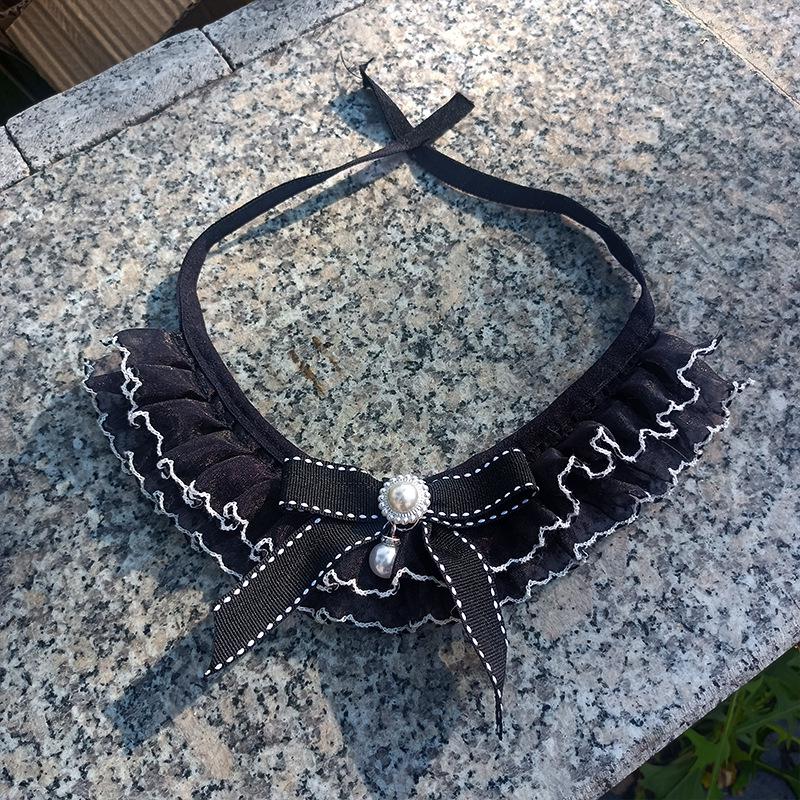 New Pet Scarf: Dog & Cat Drool Bib, Neck Warmer, Bow Tie, Small/Medium Accessories.