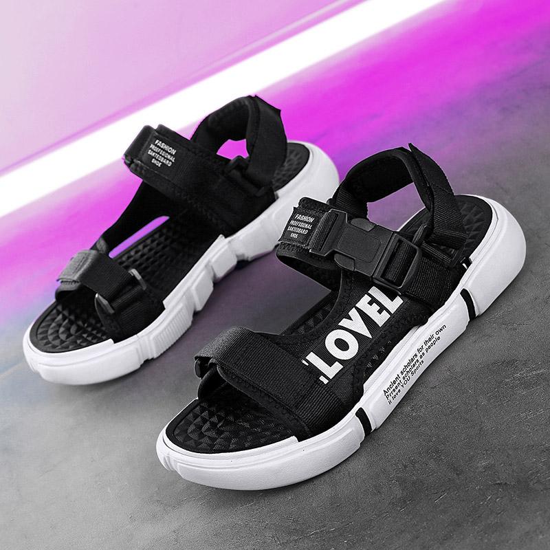 Fashion Men Sandals Soft Comfortable Non-Slip Men Shoes High Quality Woven Beach Sandals Mens Gladiator Sandals Summer Casual Flat Shoes