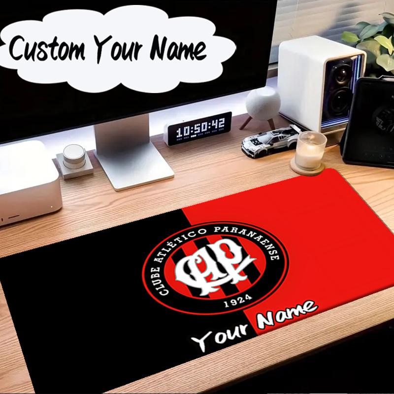 Custom Name Mouse Pad Atletico Paranaense Crest Mouse Pad Desk Mat, Non-Slip Rubber Backer Pad For Computer Notebook Gaming Mouse Pad Birthday Gift