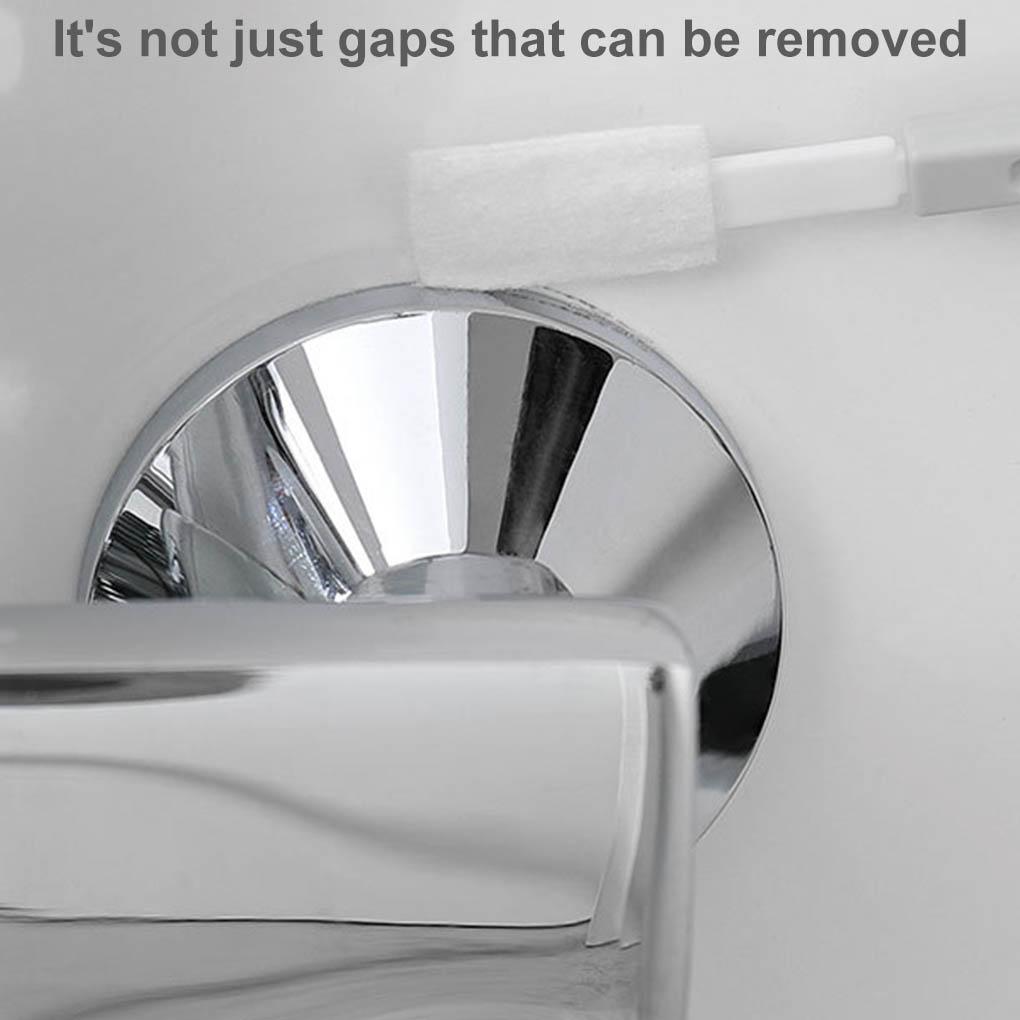 Disposable Removable Brush Head Set Toilet Slot Kitchen Hearth Stain Remover with 10pcs Replacement Head