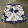Basketball Shorts With Embroidered NBA Team Logos Super Sonic 76ers Lakers Rockets Magic Raptors Ultrafine Fiber Sport
