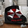 Resident Evil Umbrella Corporation Logo Blanket Lightweight Blanket For Sofa Bed Travel Camping Living Room Office Sofa Chair And Bed Digital Printed