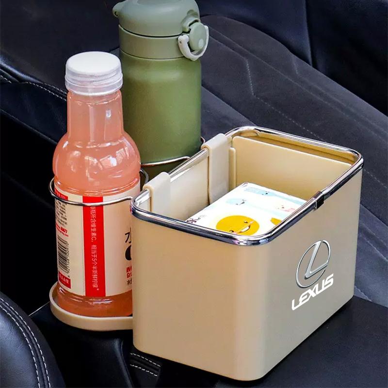 Hot New Car tissue box Car storage rack multi-functional water cup rack For Lexus ES