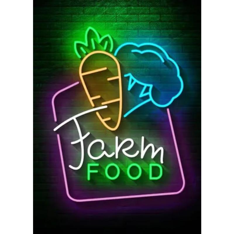 Neon Essen Nudeln Sushi Pizza Popcorn Bier Schild Poster Leinwand Malerei Drucke Wandkunst Bilder Bar Restaurant Heimdekor KEIN LED