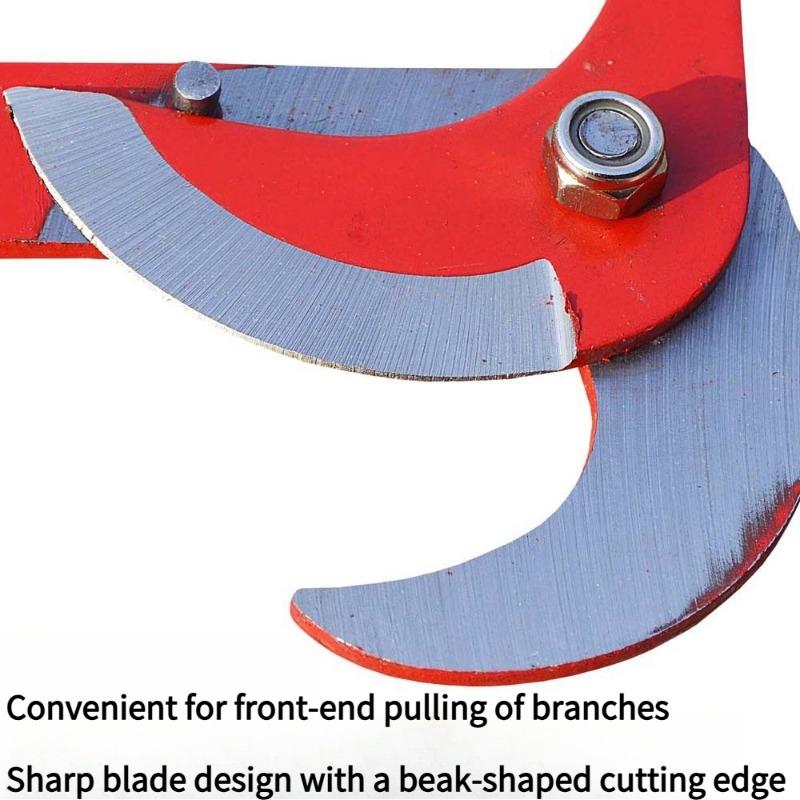 1SET High Branch Scissors with Rope Fruit Picker High Altitude Scissors Head Branch Scissors High Altitude Pruning Scissors Prune Branches