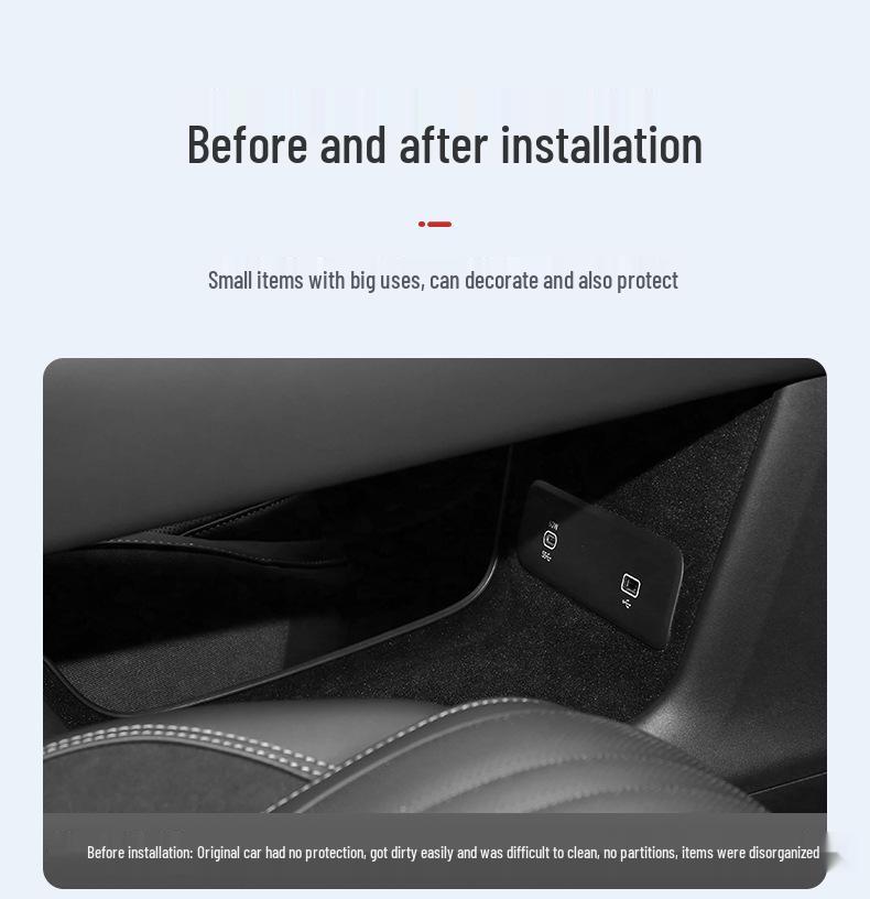 Lynk & Co 08 EMP untere Aufbewahrungsbox für 26 Modelle - Zubehör für die Mittelkonsole des Fahrzeuginnenraums