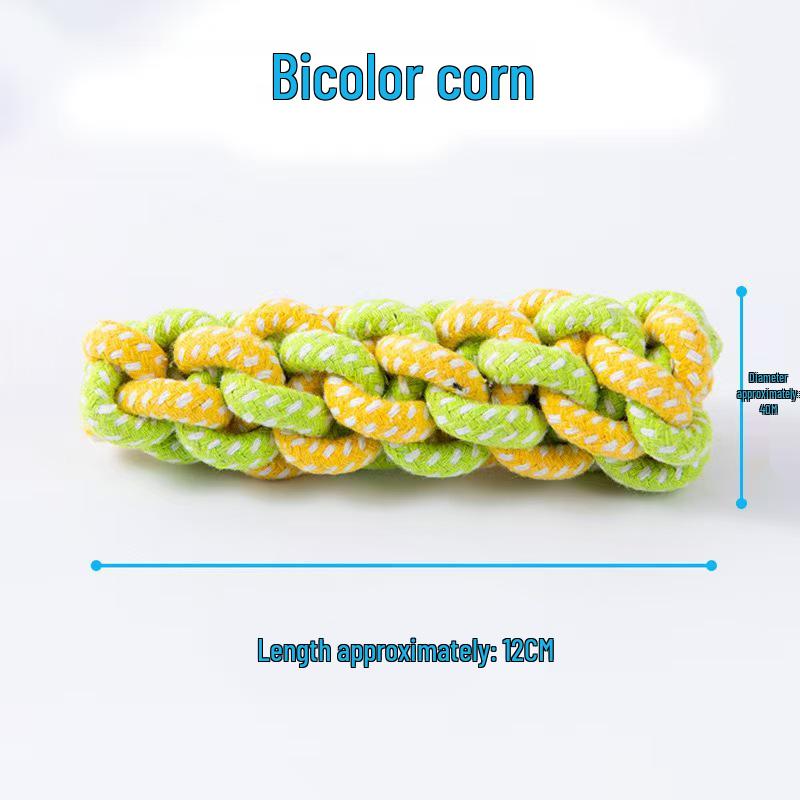 

Teething-Resistant Rope Knot Dog Toy for All Breeds - Self-Play & Boredom Relief