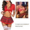Foreign Trade European and American Sex Underwear Sexy Transparent Student Clothing Sailor Clothing Short Skirt Small Chest Uniform Temptation Set Who