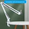 Adjustable Metal Microphones Scissor Arm Stand Foldable Shock Mount for Recording and Live Streaming