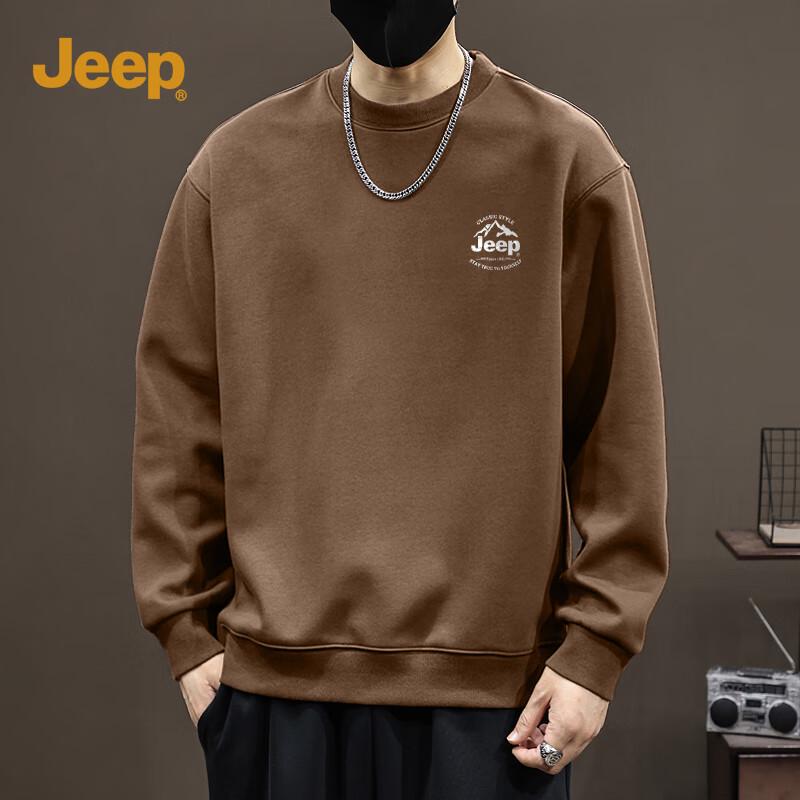 

JEEP Men s Vintage Heavyweight Crewneck Sweatshirt M