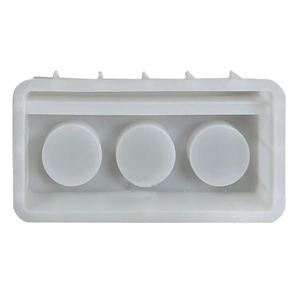 Silicone House 3D Moulds Reusable House Handicraft Mold Ornament Versatile House Shaped Candlestick Mould for Table Decoration