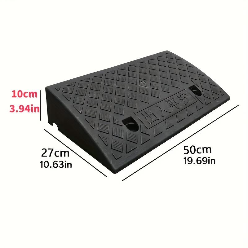 Durable Portable Threshold Ramp 3–10cm Height, Anti-Slip Surface for Car, Motorcycle, Wheelchair, Pets, Doorstep, Curb Access