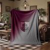 Burnley Football Print Flannel Blanket Soft Warm Sofa Bed Throw Blanket For Home Office Bedroom